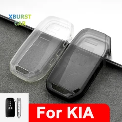Funda transparente de TPU para llave Kia Carnival, K8, EV6 y Sorento