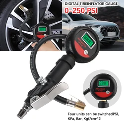 Medidor digital de presión de neumáticos automático para coche y moto