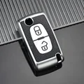 2button silver cover
