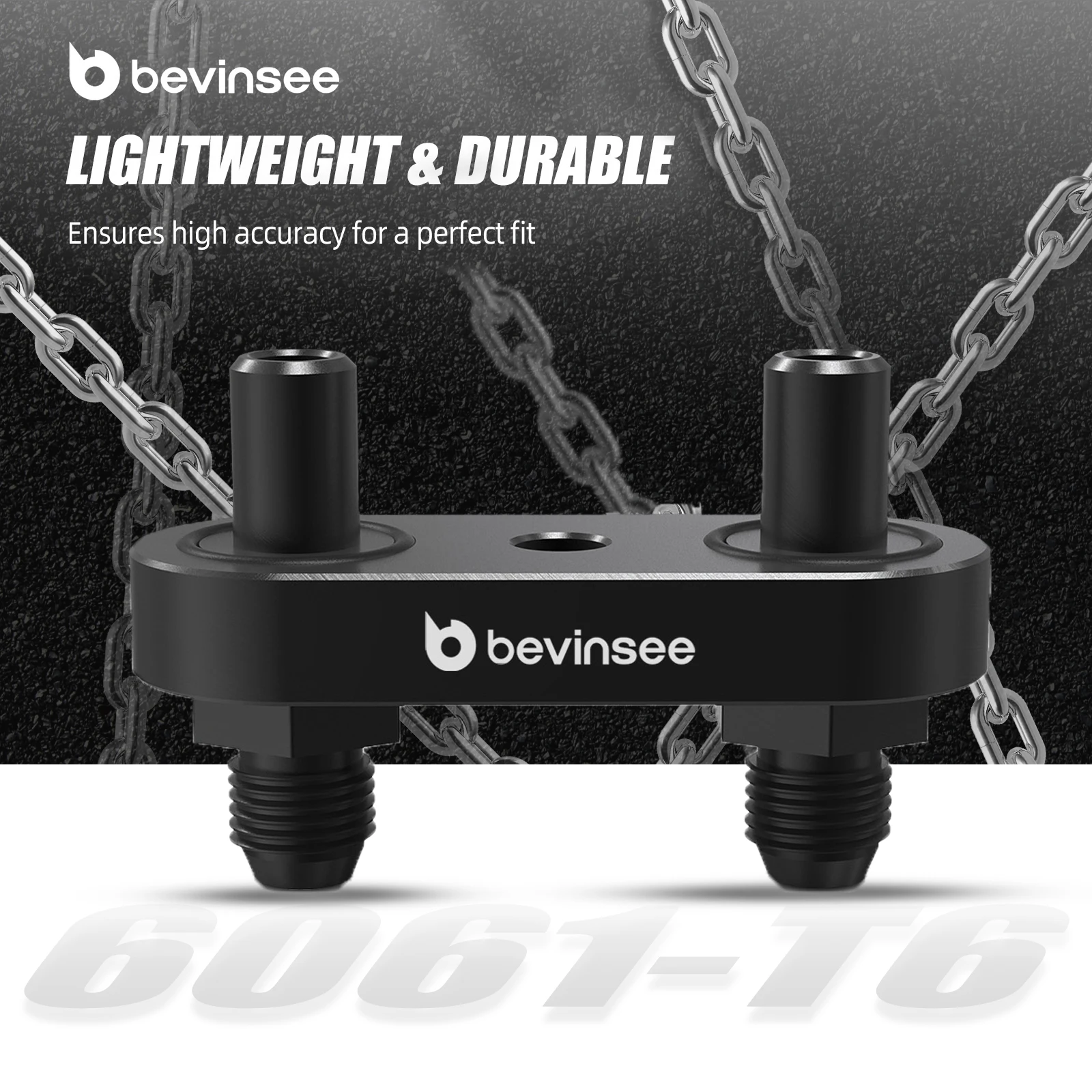 Adaptador BEVINSEE 6AN enfriador aceite transmisión 6L80E 6L90E 8L90E - imagen 4