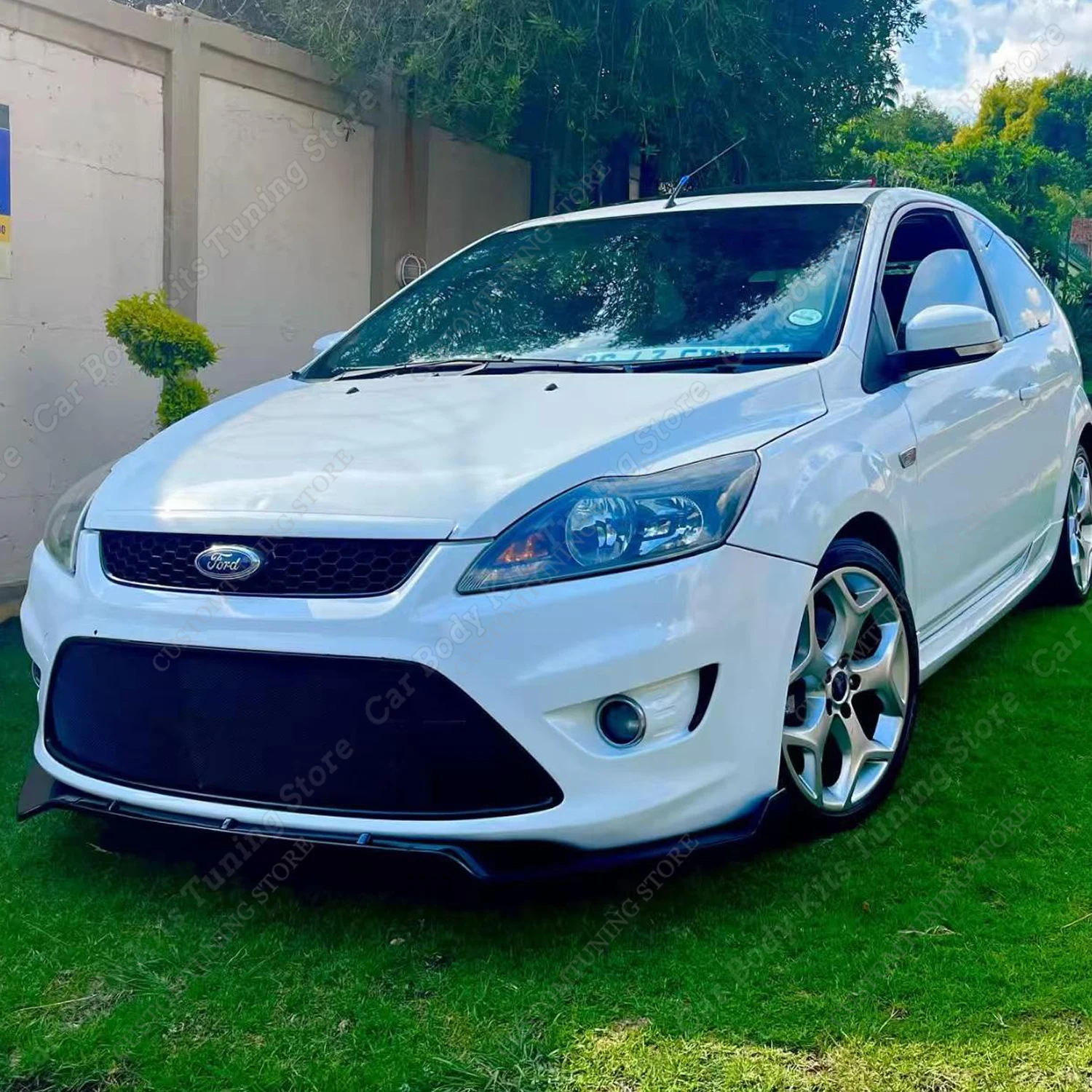 Kit aerodinámico Ford Focus MK2.5 ST 2008-2010 alerón divisor + canards - imagen 3
