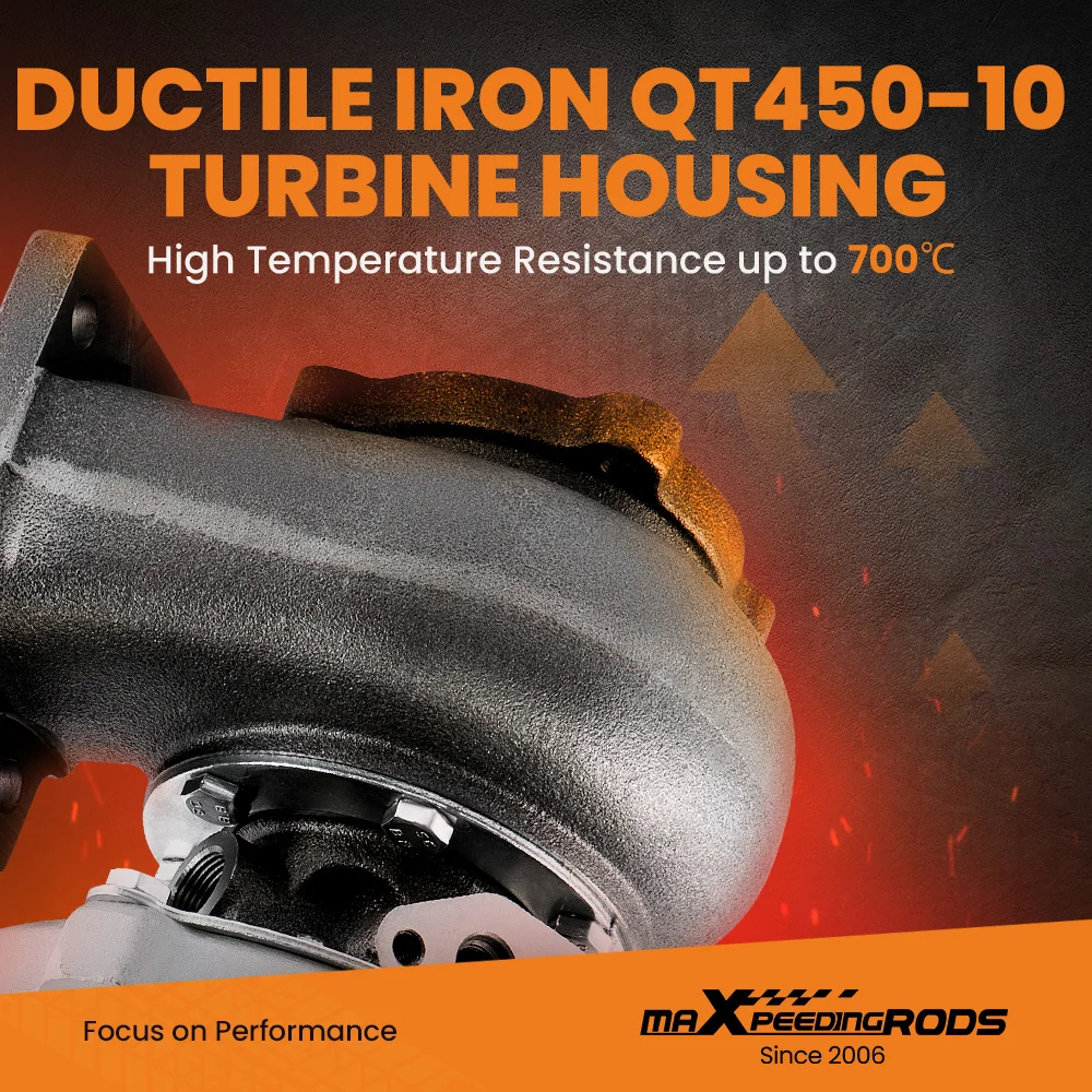 Turbocompresor GT3071R universal para motores de 2,5 a 3,0 L - imagen 4