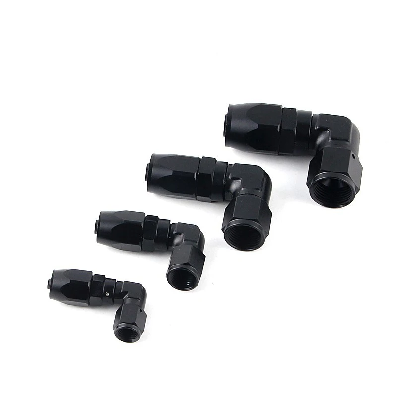 Adaptador AN de manguera para enfriador de aceite forjado, codo - imagen 4