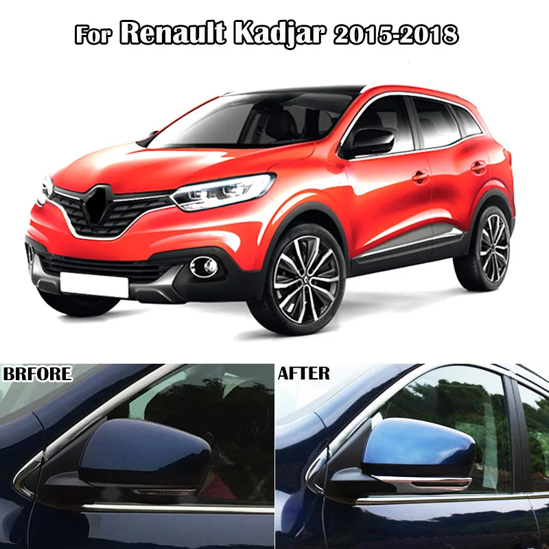 Tira embellecedora retrovisor cromada para Renault Kadjar - imagen 4