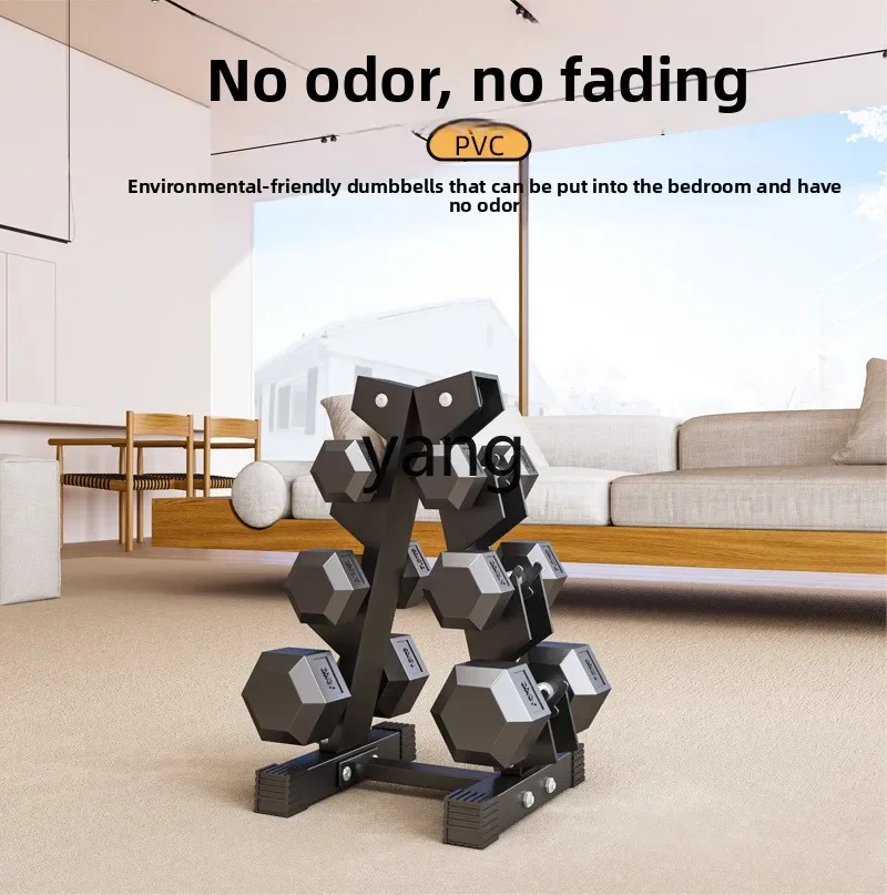 Juego de mancuernas hexagonales LMM para gimnasio y hogar - imagen 3