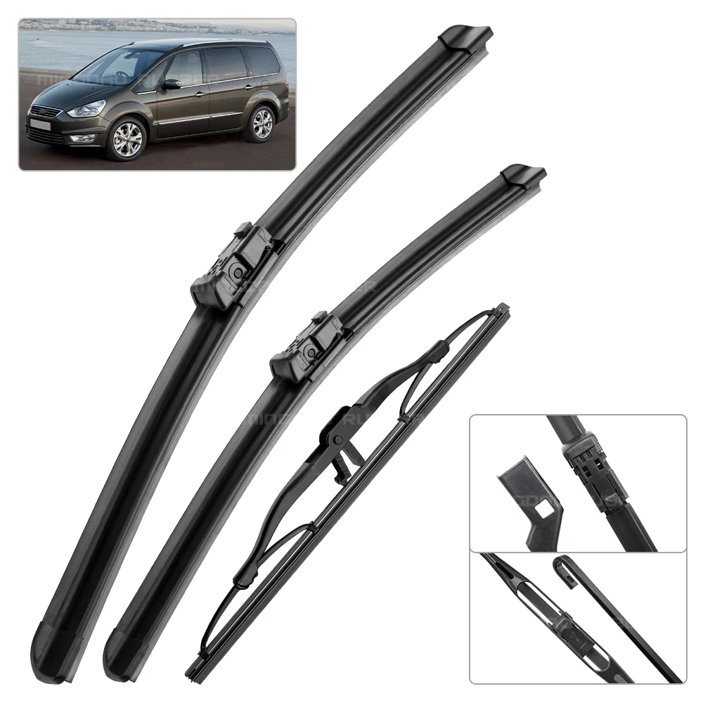 Kit limpiaparabrazos Ford Galaxy 2006-2008 – Delantero y Trasero - imagen 2