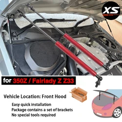 Amortiguadores de gas para capó Nissan 350Z (Z33) 2003-2008