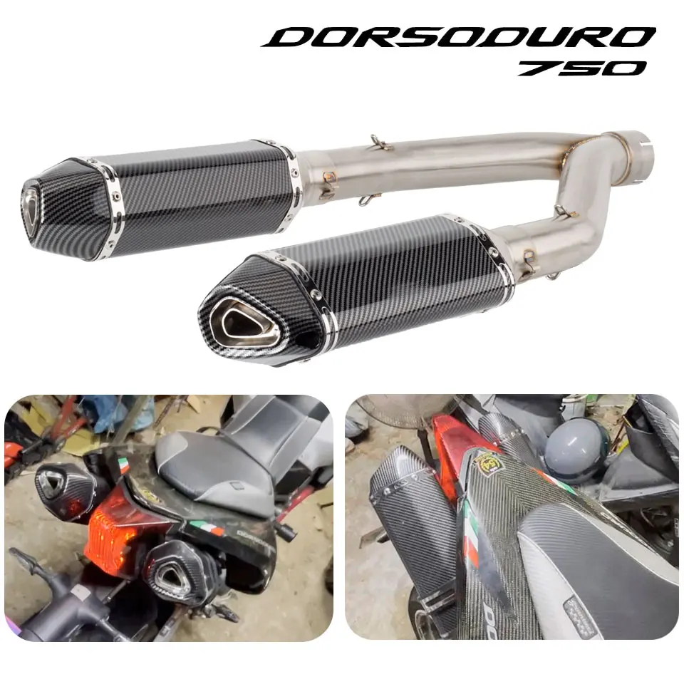 Tubo conexión escape Aprilia Dorsoduro 750 SMV750 2008-2016