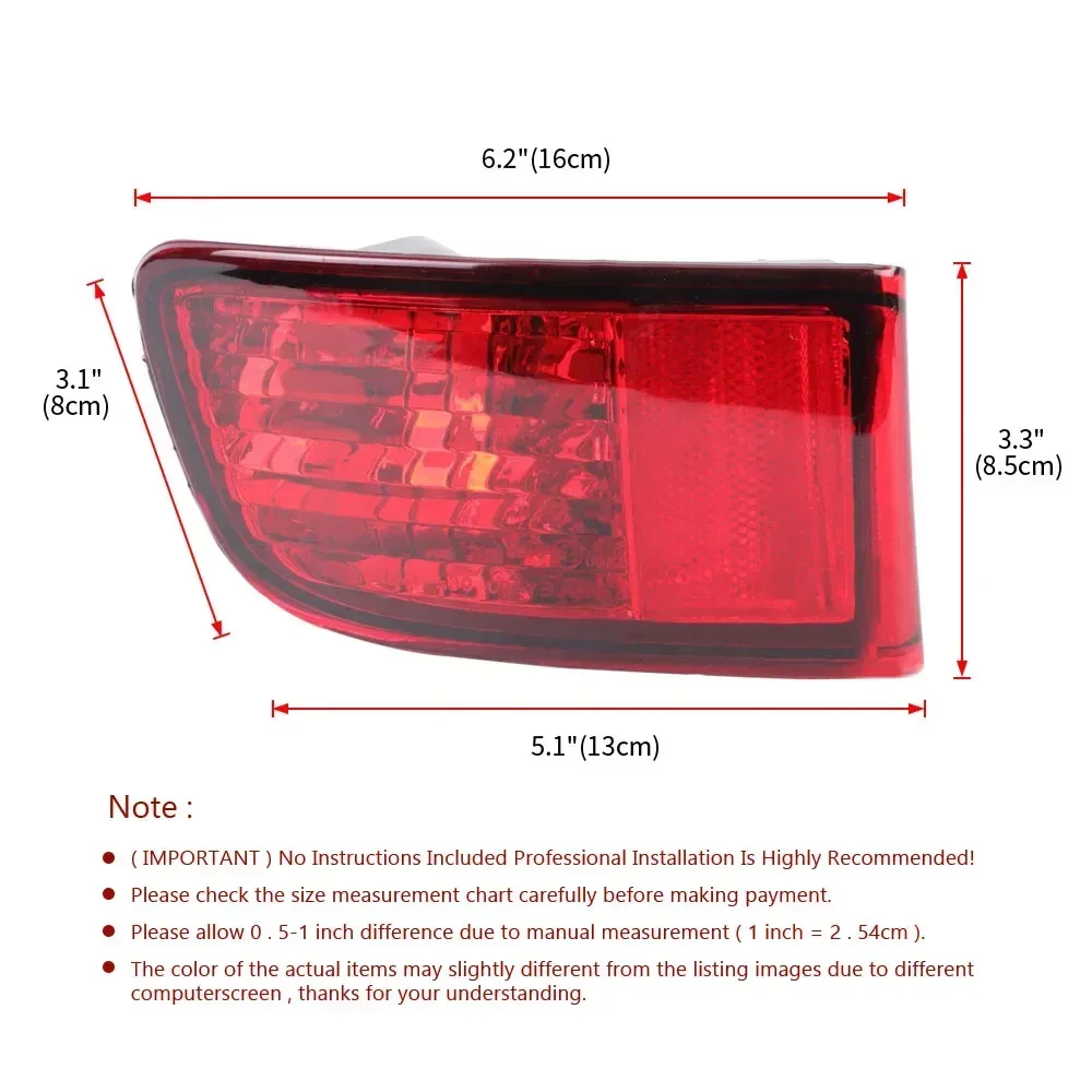 Piloto antiniebla trasero Toyota Land Cruiser Prado 120 (2002-2009) - imagen 2