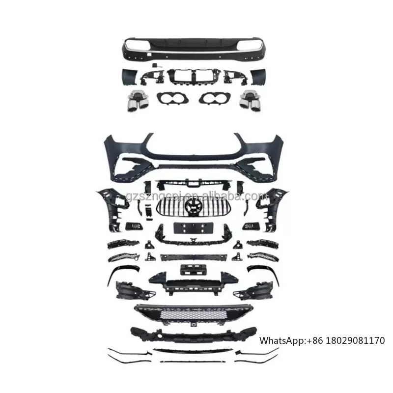 Parachoques delimitador completo Mercedes GLE W167 2019-2021 AMG