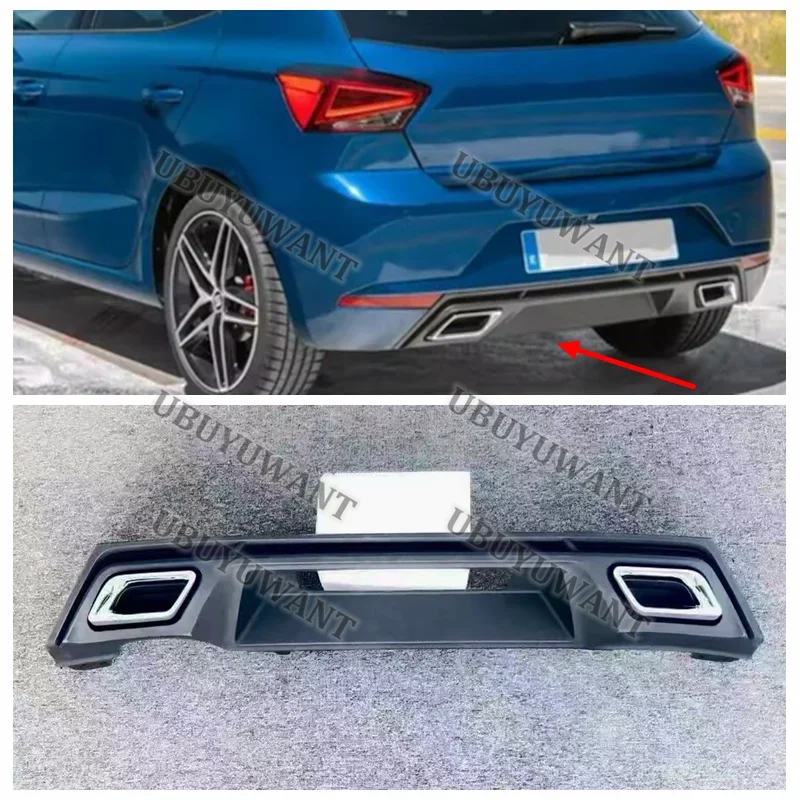 Difusor trasero FR negro mate Seat Ibiza MK5 6F - imagen 5