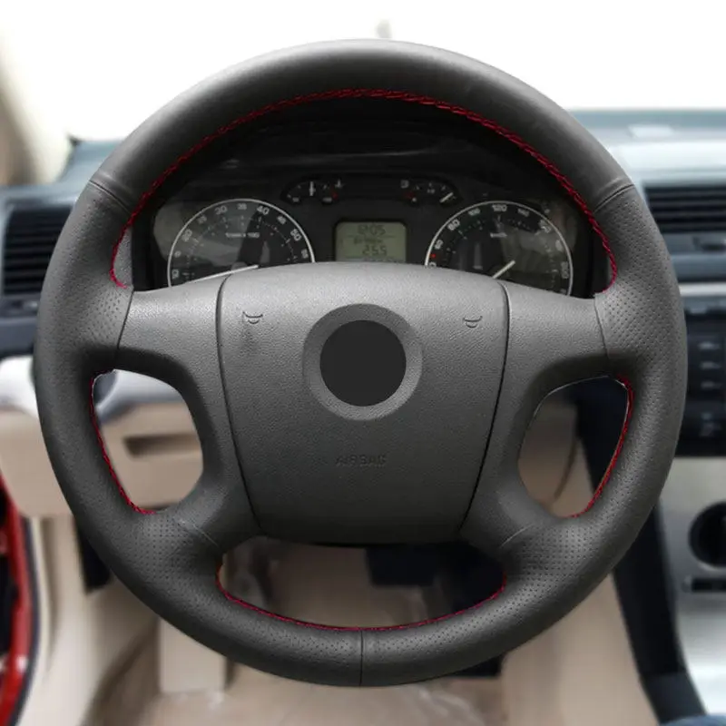 Cubierta de volante microfibra cuero para Skoda Octavia 2004-2009 - imagen 2