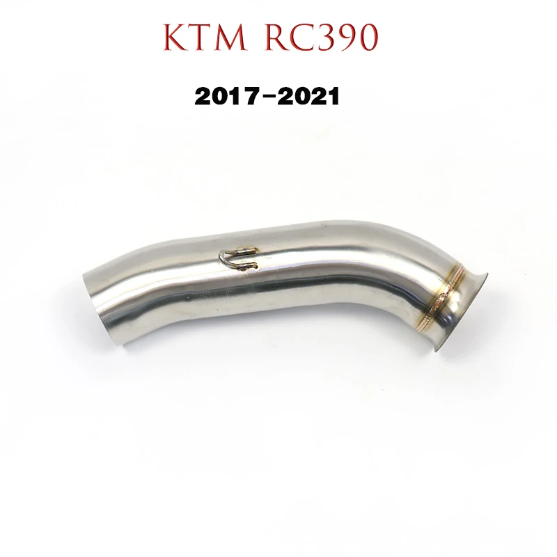 Tubo intermediario de escape inoxidable KTM Duke 125-390 y RC 2017-2021 - imagen 4