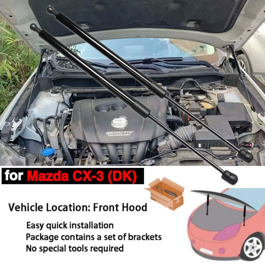 Kit amortiguadores capó Mazda CX-3 DK 2015-2023 Verin