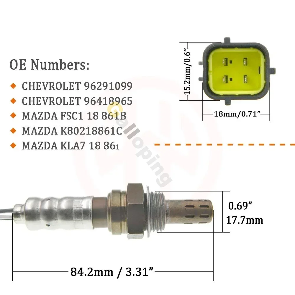 Sensor lambda 96418965 – Chevrolet Captiva, Aveo y Lacetti - imagen 3
