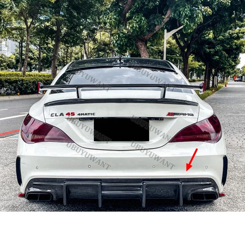 Difusor trasero de fibra de carbono para Mercedes-Benz CLA W117 - imagen 3