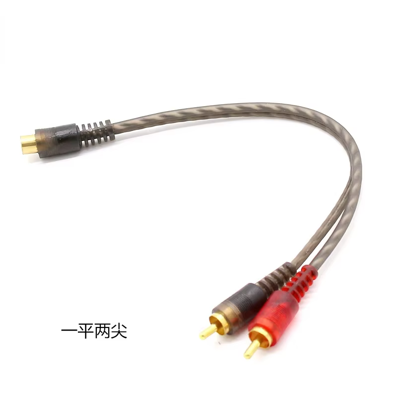 Cable divisor RCA 1 hembra a 2 machos para amplificador de coche - imagen 4