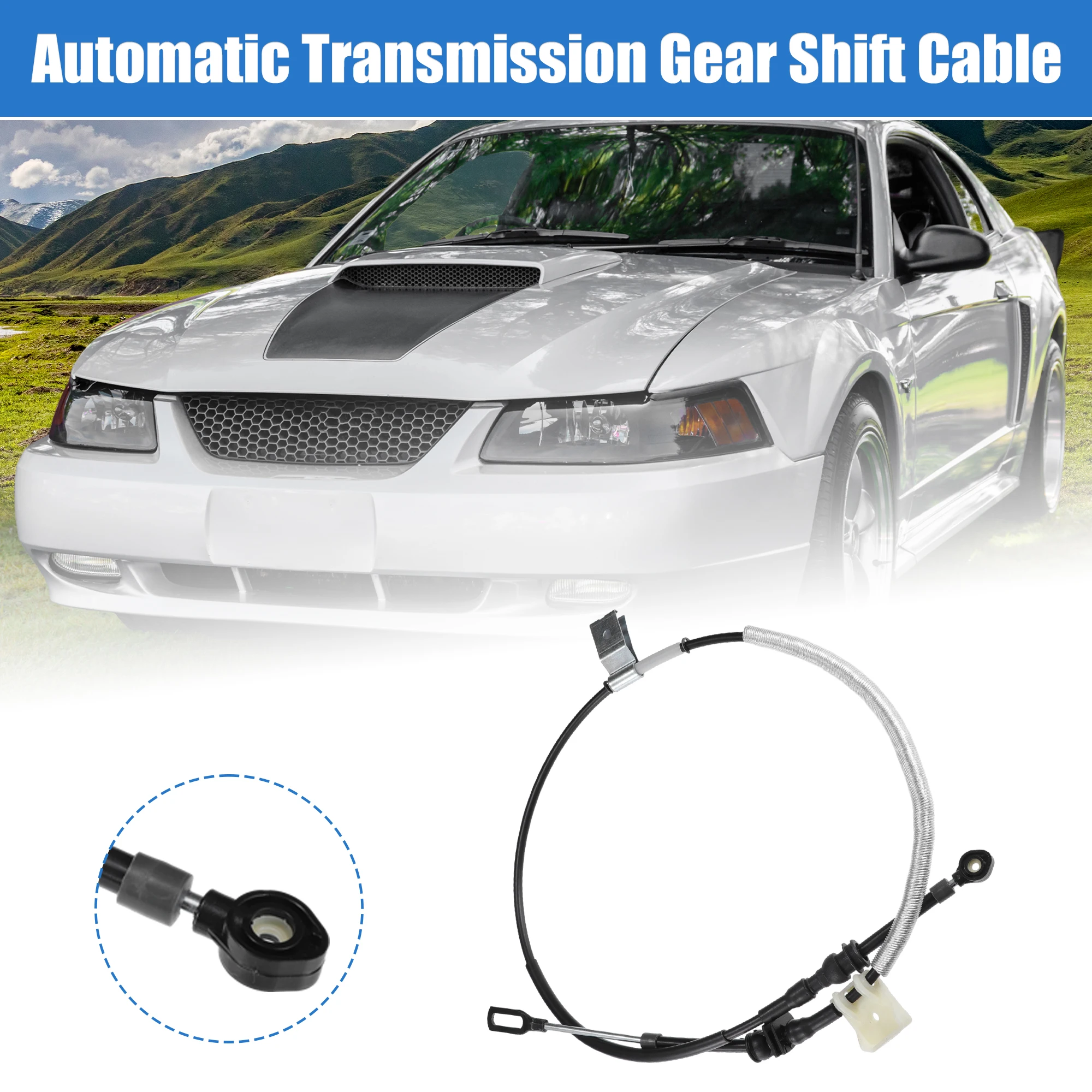 Autohaux Cable de cambio automático para Ford Mustang 1999-2004 - imagen 2