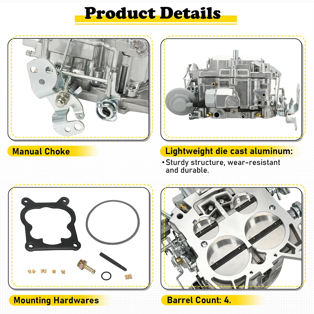 Carburador CFM 1901R 750 4 cuerpos para Chevy GMC - imagen 2