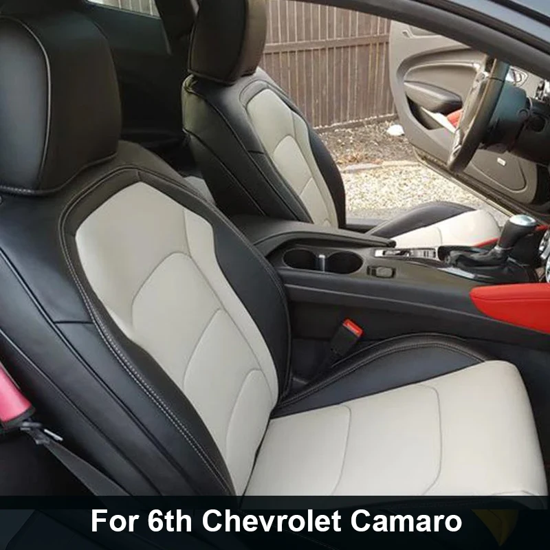 Fundas de asiento de cuero para Chevrolet Camaro Coupe - imagen 5