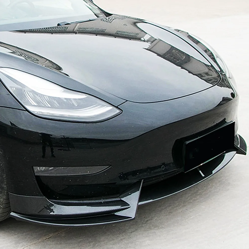 Kit de carrocería Body Kit Tesla Model 3/Y – Parachoques splitter difusor lip - imagen 3