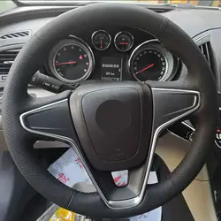 Funda volante microfibra perforada negra Opel Insignia 2014-2015