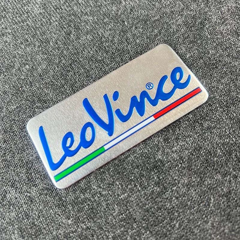 Vinilos tubo escape LEO VINCE aluminio mate – decoración tuning - imagen 5