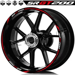 Pegatinas reflectantes llanta Aprilia SR GT 200 2023 – Impermeables
