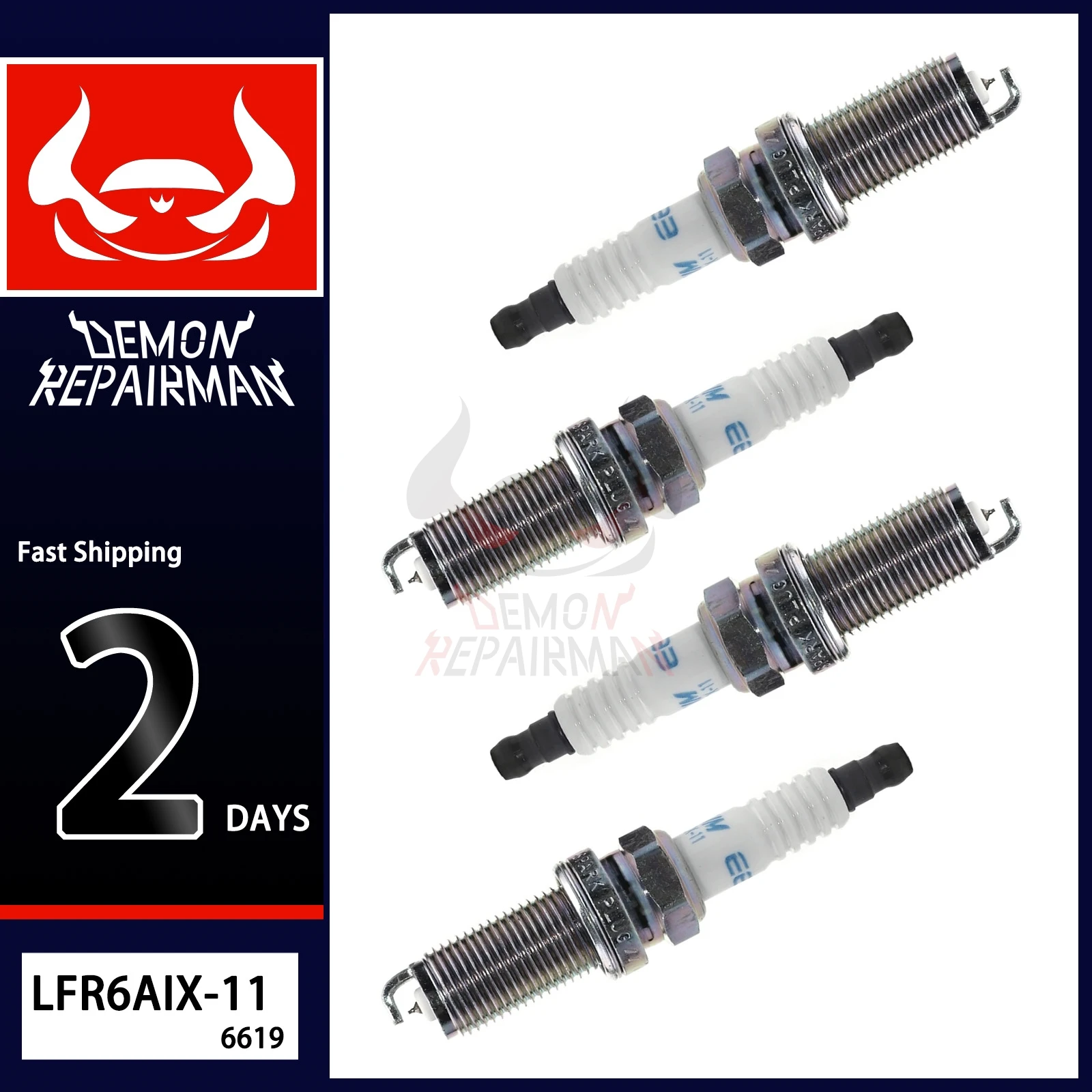 Bujia iridio LFR6AIX-11 6619 para Chrysler/Dodge/Fiat