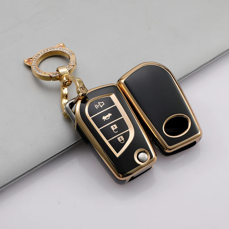 Llavero TPU de botones para Toyota Auris Yaris Corolla - imagen 5