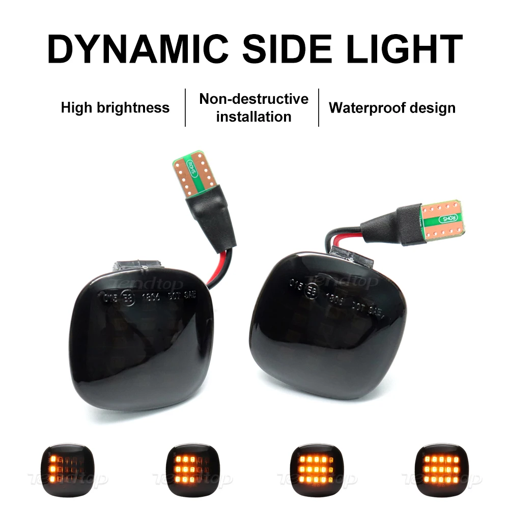 Intermitente secuencial LED lateral Audi A3 A4 y Skoda Fabia - imagen 2