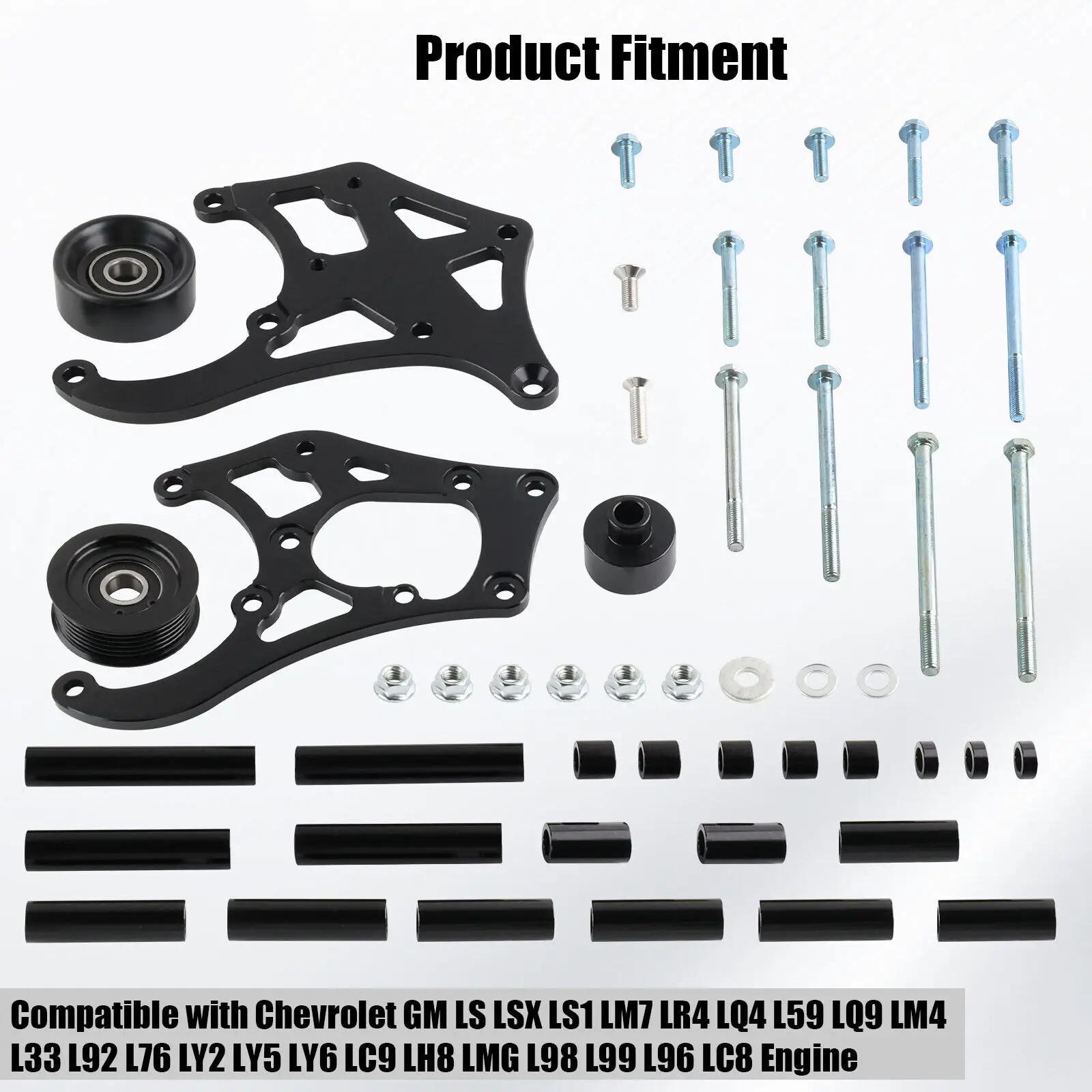 Soporte compresor CA Sanden 508 para motores GM LS - imagen 5