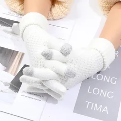 Kit guantes invierno conductor táctil mujer - fríos - punto suave - exteriores