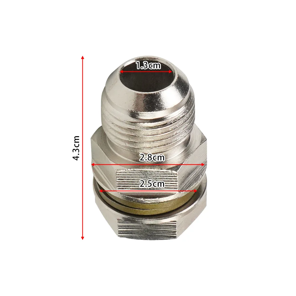 Adaptador de retorno de aceite al cárter Turbo AN10 sin soldadura - imagen 3