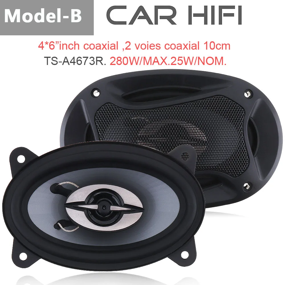 Altavoces para coche 4x6 pulgadas, 150 W / 280 W - imagen 4