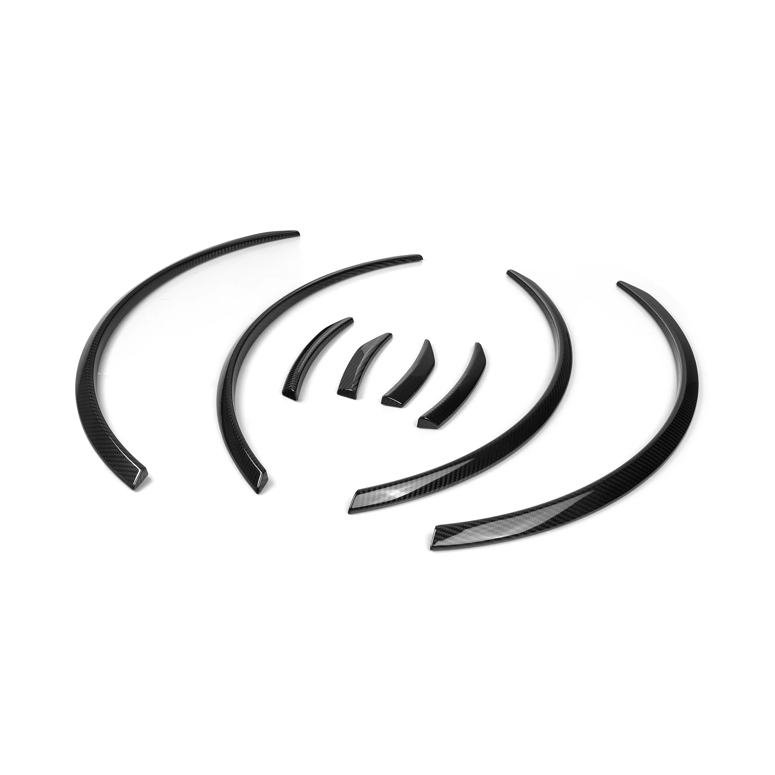 8 PCS Arcos de rueda de repuesto de fibra de carbono seca para G80 M3 Sedan 2021+ Cubierta de arcos de rueda estilo MP - imagen 3