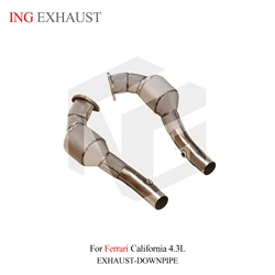 Bajada catalítica ING SS304 Baseus para Ferrari California 4.3