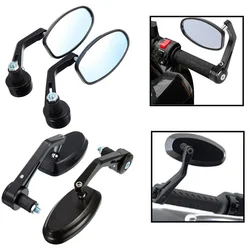 Espejo retrovisor manillar moto universal de aleación de aluminio