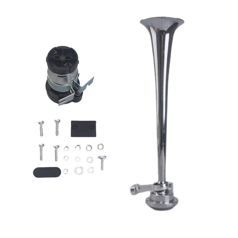 Bocina de aire universal de trompeta para camión y motocicleta - imagen 4