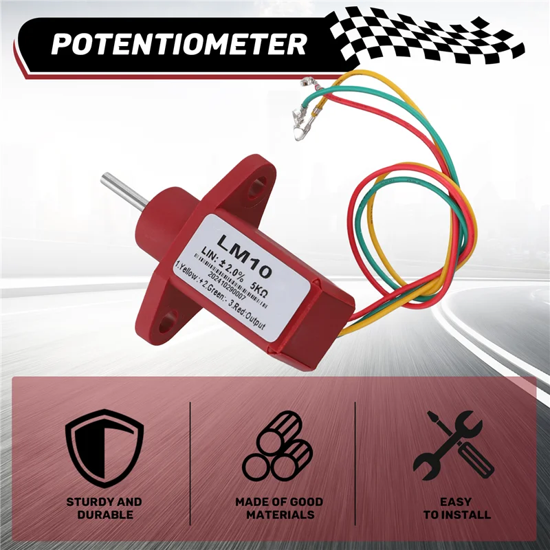 LM10/3M29 3 cables 5K Ohm EPS Sensor de potenciómetro de dirección para carretilla elevadora eléctrica Nichiyu TCM Mitsubishi - imagen 4