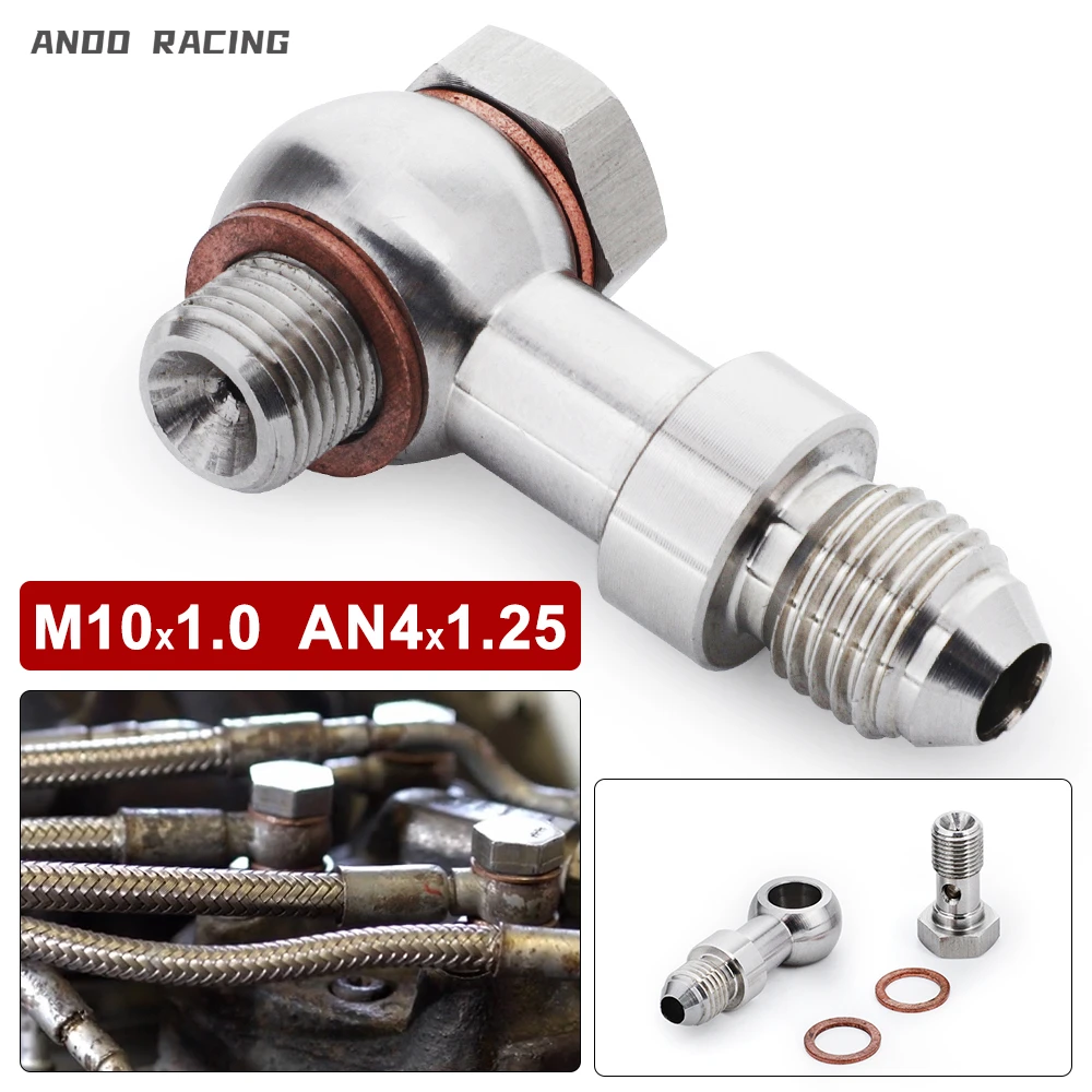 Kit aceite turbo banjo M10x1,0 a 4AN – Mitsubishi TD025