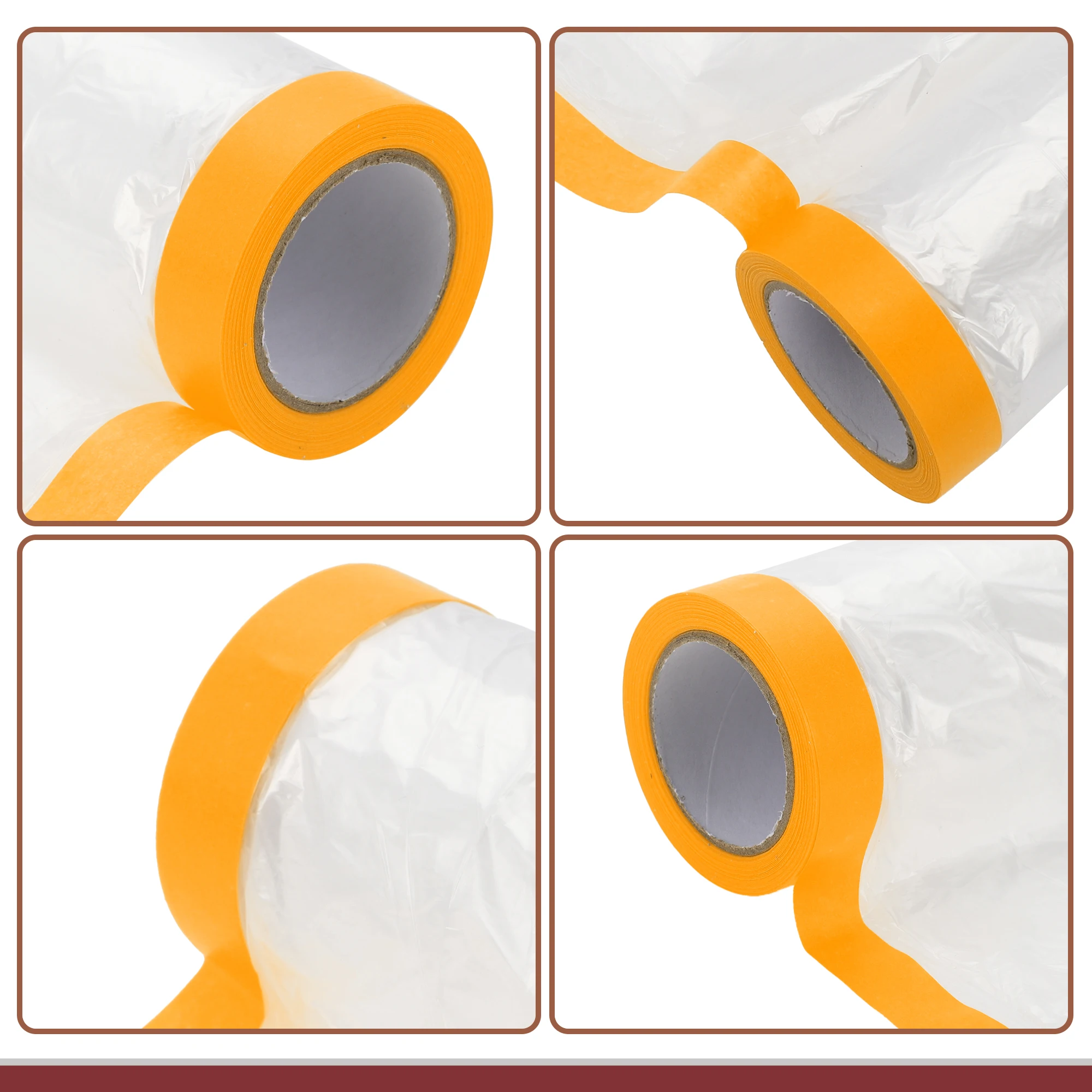Película protección pintura X Autohaux 10m – soporte naranja y amarillo - imagen 5