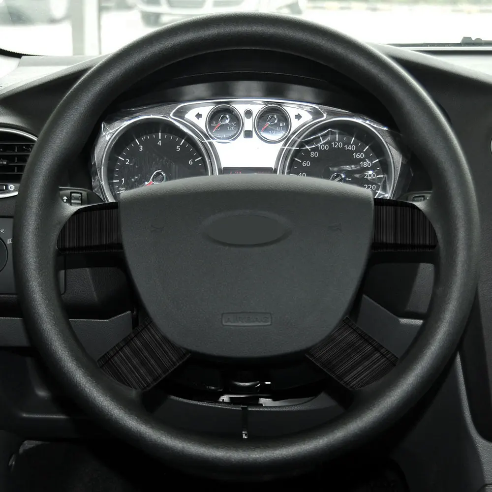 Cubierta decorativa para volante Ford Focus MK2 2005-2011 inoxidable - imagen 2