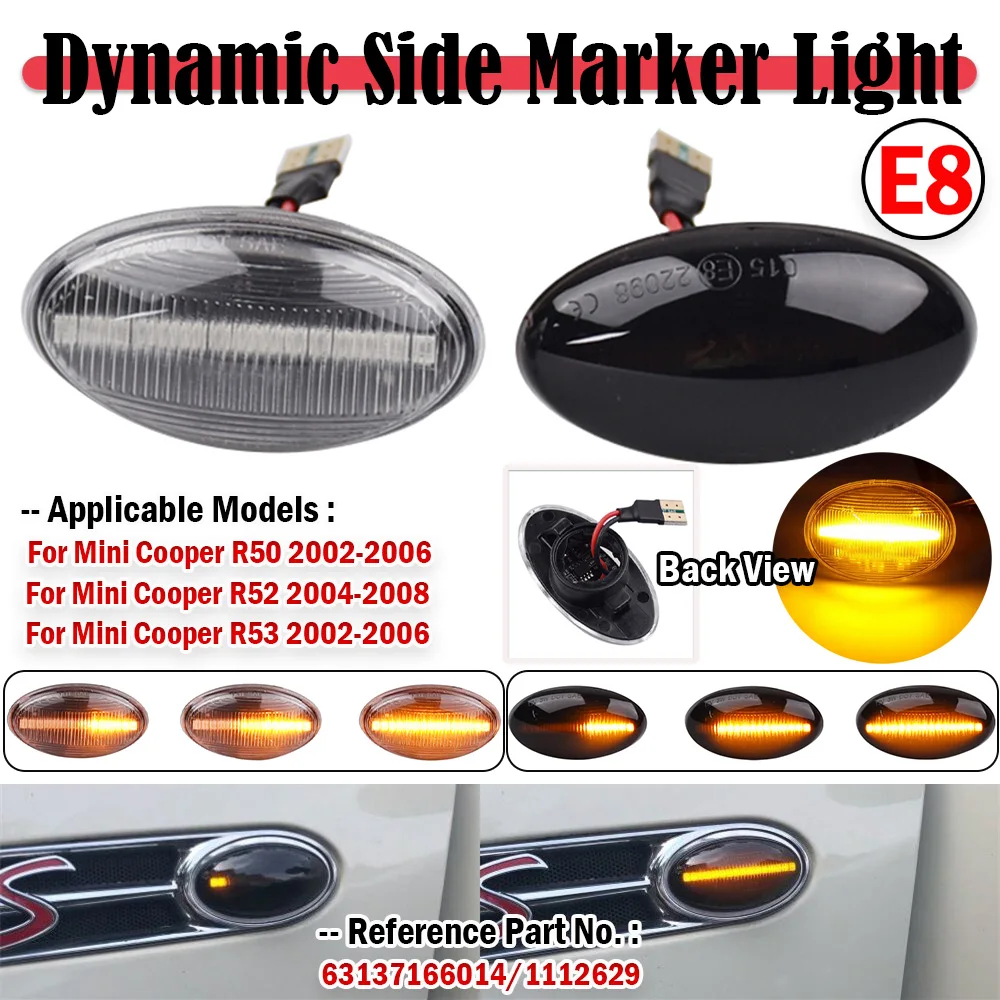 Intermitente lateral LED dinámico BMW Mini Cooper R50-R53 2002-2008