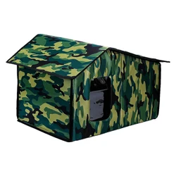 Casa plegable para gatos exterior: refugio cálido e impermeable