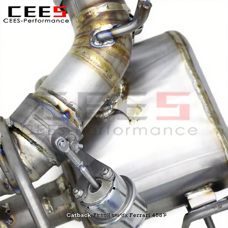 Ceees Cat-back con válvula para Ferrari 458 4.5L Italia/Spider - imagen 4