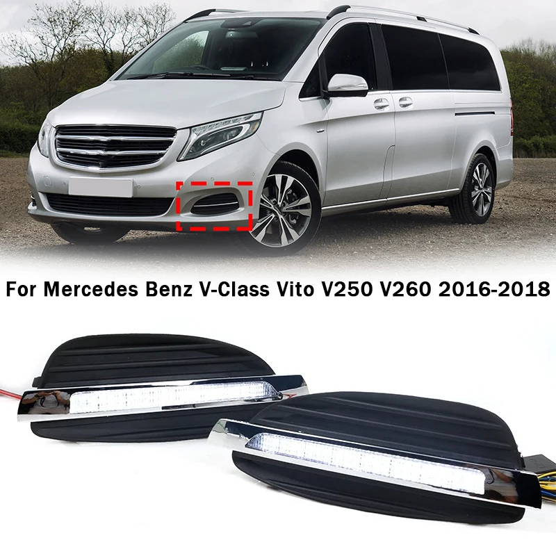 Intermitente LED dinámico y luz diurna para Mercedes Vito/Clase V
