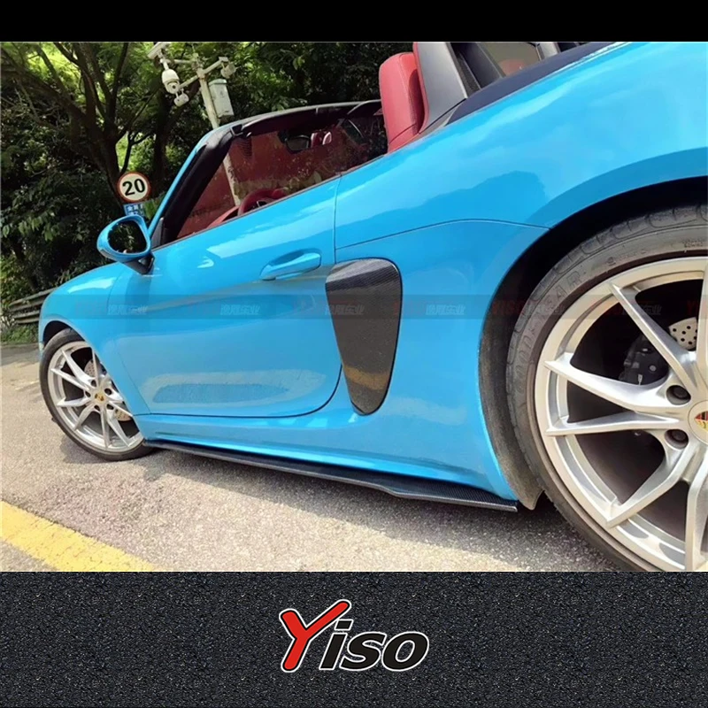 Falda lateral de fibra de carbono – Porsche 718 Cayman/981 Boxster - imagen 2