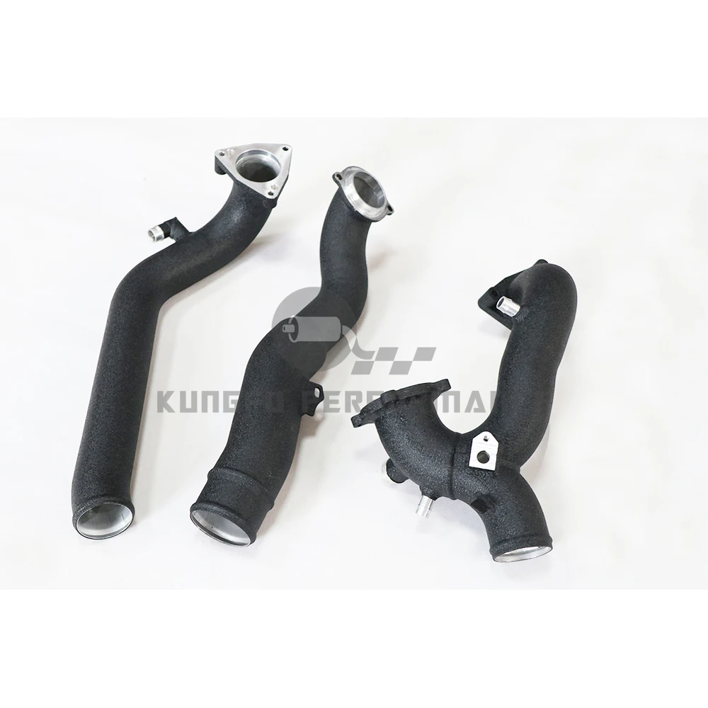 Detalle del colector y su configuración de tubos