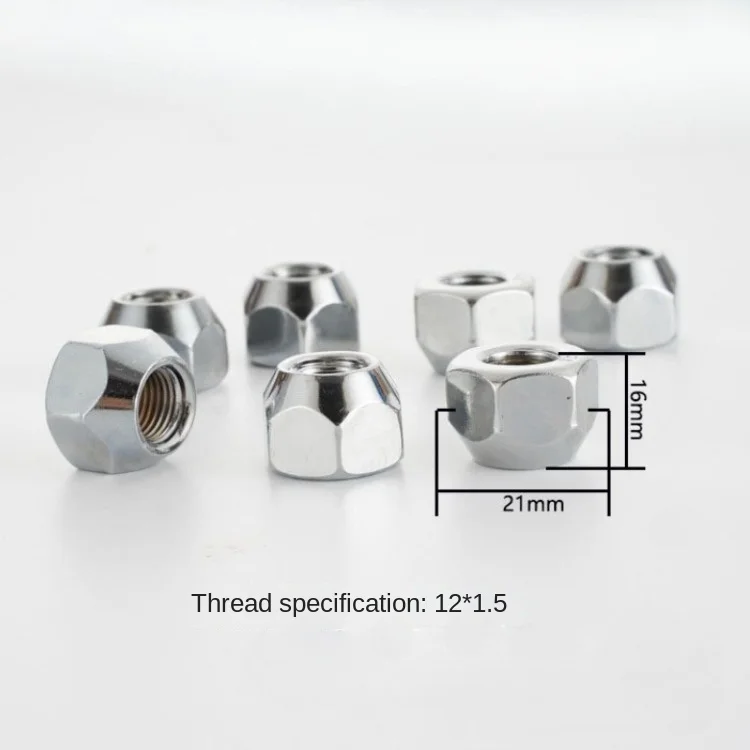 Tuercas de rueda Bellota M12x1.5 cromadas con hex 21mm